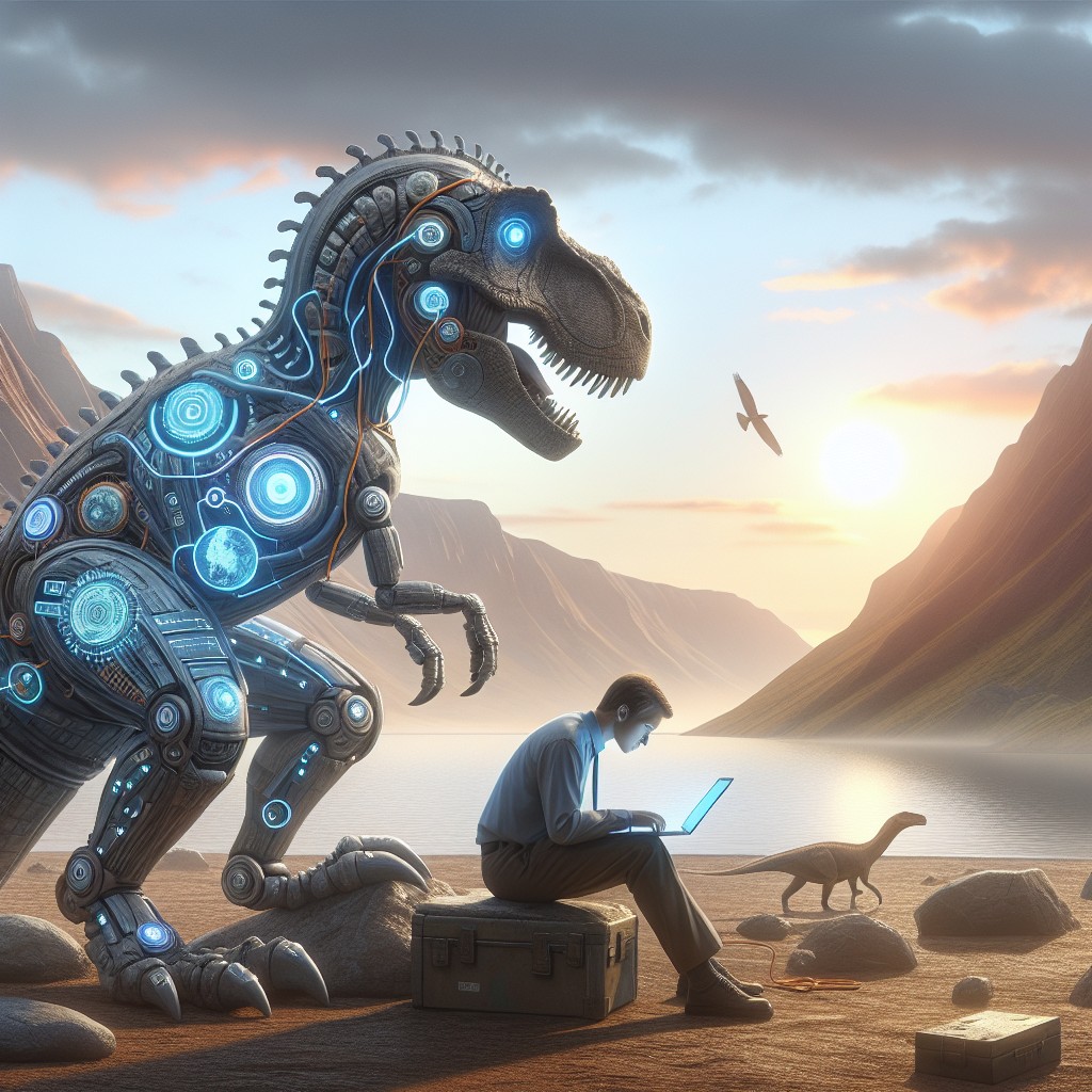 “Optimizing My Prehistoric Routine with AI (Because Extinction Is Not an Option!)”