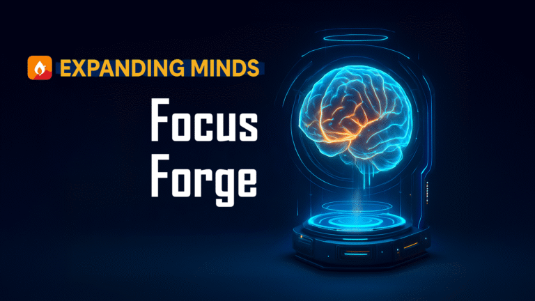 🎯 FocusForge: Master Your Flow (Ages 20–29)
